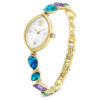 Gema Watch Crystal Bracelet, Gold Tone, Gold-Tone Finish Gema Watch Crystal Bracelet, Gold Tone, Gold-Tone Finish