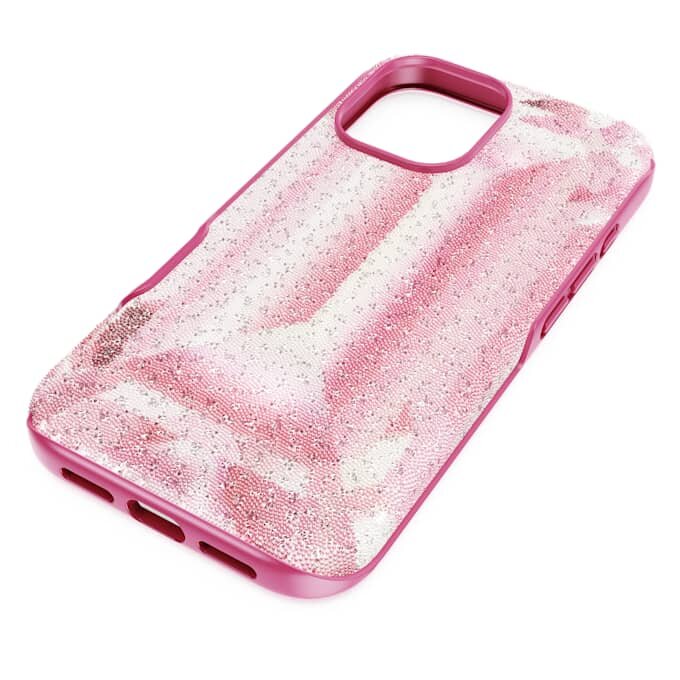 High Smartphone Case Crystal Print Motif, Iphone® 16, Pink High Smartphone Case Crystal Print Motif, Iphone® 16, Pink