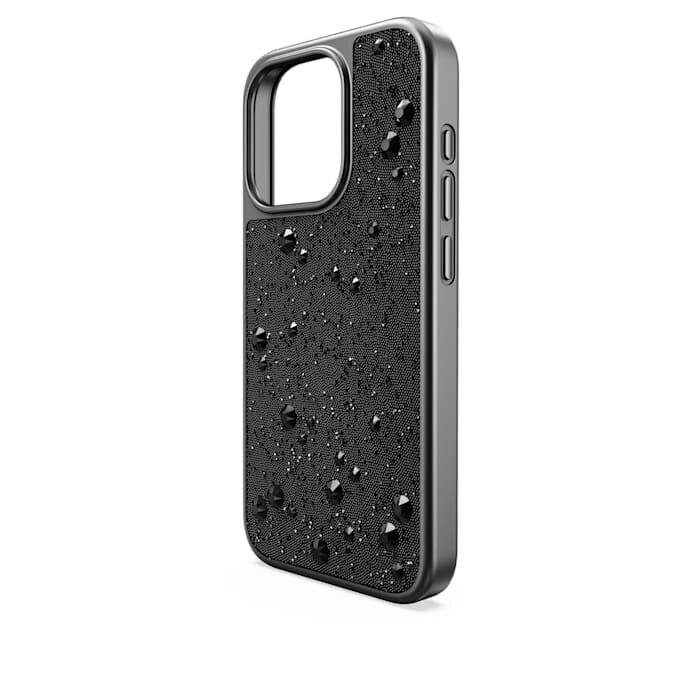 High Smartphone Case Flat Back Crystals, Iphone® 15 Pro, Black High Smartphone Case Flat Back Crystals, Iphone® 15 Pro, Black