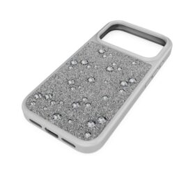 High Smartphone Case Flat Back Crystals, Iphone® 17 Pro, Silver Tone