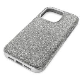 High Smartphone Case Iphone® 15 Pro, Silver Tone