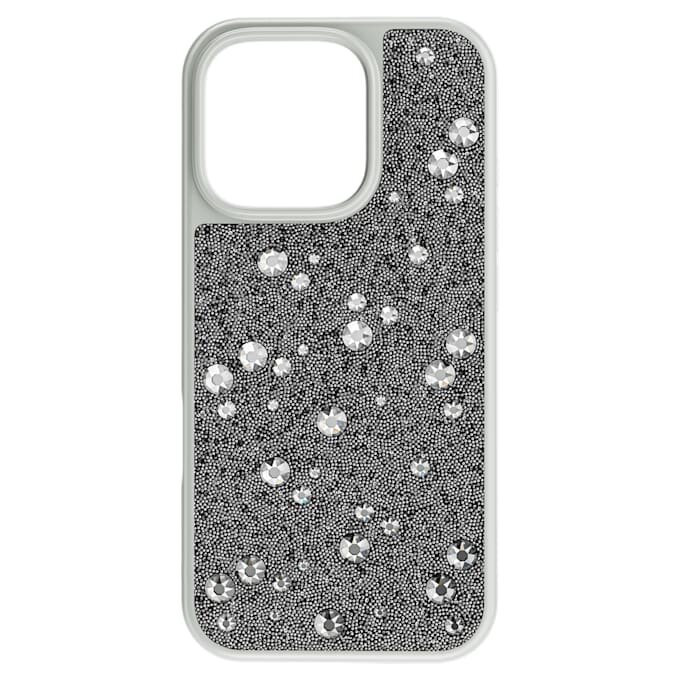 High Smartphone Case Scattered Design, Iphone® 16 Pro, Silver Tone High Smartphone Case Scattered Design, Iphone® 16 Pro, Silver Tone