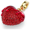 Idyllia Charm Round Cut, Heart, Red, Gold-Tone Plated Idyllia Charm Round Cut, Heart, Red, Gold-Tone Plated