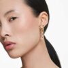 Idyllia Drop Earrings Mixed Cuts, Flower, Multicolored, Gold-Tone Plated Idyllia Drop Earrings Mixed Cuts, Flower, Multicolored, Gold-Tone Plated