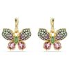 Idyllia Drop Earrings Mixed Cuts, Pavé, Butterfly, Multicolored, Gold-Tone Plated Idyllia Drop Earrings Mixed Cuts, Pavé, Butterfly, Multicolored, Gold-Tone Plated