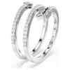 Idyllia Motif Ring Mixed Cuts, Arrow, White, Rhodium Plated Idyllia Motif Ring Mixed Cuts, Arrow, White, Rhodium Plated