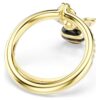 Idyllia Motif Ring Mixed Cuts, Bee, Multicolored, Gold-Tone Plated Idyllia Motif Ring Mixed Cuts, Bee, Multicolored, Gold-Tone Plated