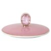 Idyllia Mug Porcelain, Crystal Print Motif, Finch, Pink Idyllia Mug Porcelain, Crystal Print Motif, Finch, Pink