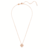 Idyllia Pendant Clover, White, Rose Gold-Tone Plated Idyllia Pendant Clover, White, Rose Gold-Tone Plated