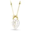 Idyllia Pendant Mixed Cuts, Heart, White, Gold-Tone Plated Idyllia Pendant Mixed Cuts, Heart, White, Gold-Tone Plated