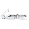 Imber Emily Tennis Extender Round Cut, White, Rhodium Plated
