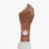 Imber Oval Watch Swiss Made, Leather Strap, Orange, Rose Gold-Tone Finish Imber Oval Watch Swiss Made, Leather Strap, Orange, Rose Gold-Tone Finish