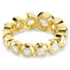 Imber Ring Mixed Round Cuts, White, Gold-Tone Plated Imber Ring Mixed Round Cuts, White, Gold-Tone Plated
