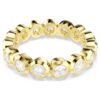 Imber Ring Round Cut, White, Gold-Tone Plated Imber Ring Round Cut, White, Gold-Tone Plated
