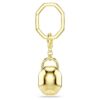 Key Ring Oval Cut, White, Gold-Tone Plated Key Ring Oval Cut, White, Gold-Tone Plated