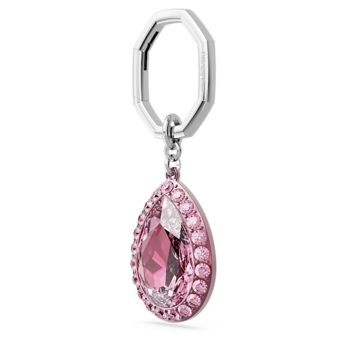 Key Ring Pear Cut, Pink Key Ring Pear Cut, Pink