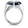 Lucent Cocktail Ring Gray, Rhodium Plated Lucent Cocktail Ring Gray, Rhodium Plated