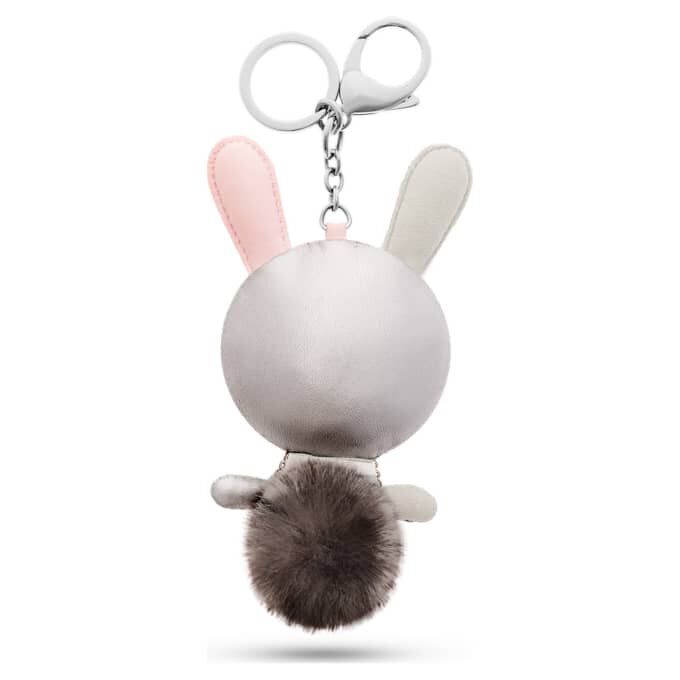 Mathilde Bag Charm Rabbit, Gray, Stainless Steel Mathilde Bag Charm Rabbit, Gray, Stainless Steel