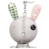 Mathilde Bag Charm Rabbit, Gray, Stainless Steel Mathilde Bag Charm Rabbit, Gray, Stainless Steel