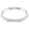 Matrix Bangle Baguette Cut, Octagon Shape, White, Rhodium Plated Matrix Bangle Baguette Cut, Octagon Shape, White, Rhodium Plated