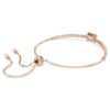 Matrix Bracelet Mixed Cuts, White, Rose Gold-Tone Plated Matrix Bracelet Mixed Cuts, White, Rose Gold-Tone Plated