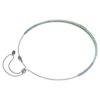 Matrix Necklace Gradient of Round Cuts, Multicolored, Ruthenium Plated Matrix Necklace Gradient of Round Cuts, Multicolored, Ruthenium Plated