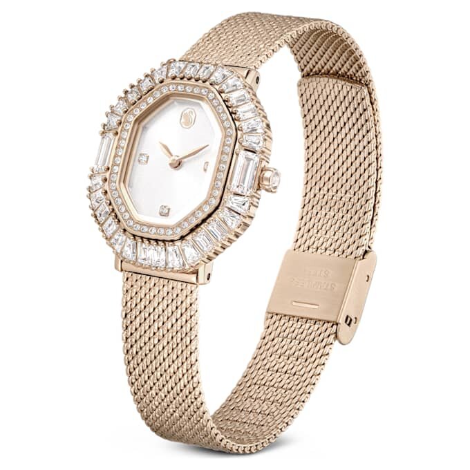 Matrix Octagon Watch Metal Bracelet, Gold Tone, Champagne Gold-Tone Finish Matrix Octagon Watch Metal Bracelet, Gold Tone, Champagne Gold-Tone Finish