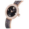Matrix Pearl Bangle Watch Swiss Made, Crystal Bracelet, Black, Rose Gold-Tone Finish Matrix Pearl Bangle Watch Swiss Made, Crystal Bracelet, Black, Rose Gold-Tone Finish