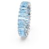 Matrix Ring Baguette Cut, Blue, Rhodium Plated Matrix Ring Baguette Cut, Blue, Rhodium Plated