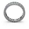 Matrix Ring Baguette Cut, Gray, Ruthenium Plated Matrix Ring Baguette Cut, Gray, Ruthenium Plated