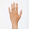 Matrix Ring Baguette Cut, Gray, Ruthenium Plated Matrix Ring Baguette Cut, Gray, Ruthenium Plated