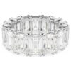Matrix Vittore Ring Baguette Cut, White, Rhodium Plated Matrix Vittore Ring Baguette Cut, White, Rhodium Plated