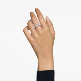 matrix vittore ring pear cut white silver tone finish 1 280x280 - Matrix Vittore Ring Pear Cut, White, Silver-Tone Finish