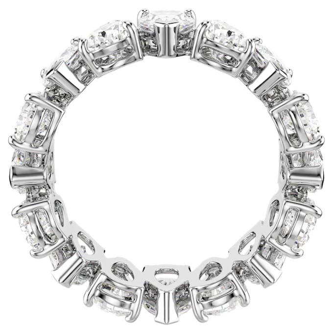 Matrix Vittore Ring Pear Cut, White, Silver-Tone Finish Matrix Vittore Ring Pear Cut, White, Silver-Tone Finish