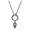 Mesmera Pendant Mixed Cuts, Gray, Ruthenium Plated Mesmera Pendant Mixed Cuts, Gray, Ruthenium Plated