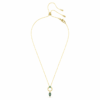 Mesmera Pendant Mixed Cuts, Green, Gold-Tone Plated Mesmera Pendant Mixed Cuts, Green, Gold-Tone Plated