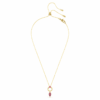 Mesmera Pendant Mixed Cuts, Red, Gold-Tone Plated Mesmera Pendant Mixed Cuts, Red, Gold-Tone Plated