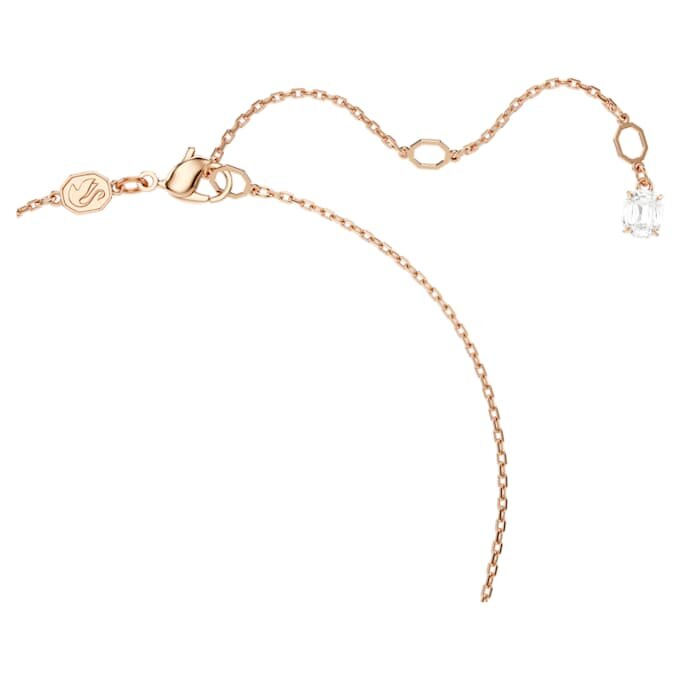 Mesmera Set Pear Cut, Octagon Cut, White, Rose Gold-Tone Plated Mesmera Set Pear Cut, Octagon Cut, White, Rose Gold-Tone Plated