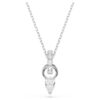 Mesmera Set Pear Cut, Round Cut, White, Rhodium Plated Mesmera Set Pear Cut, Round Cut, White, Rhodium Plated