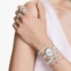 Matrix Vittore Ring Pear Cut, White, Silver-Tone Finish Matrix Vittore Ring Pear Cut, White, Silver-Tone Finish