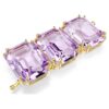Millenia Extender Octagon Cut, Purple, Gold-Tone Plated