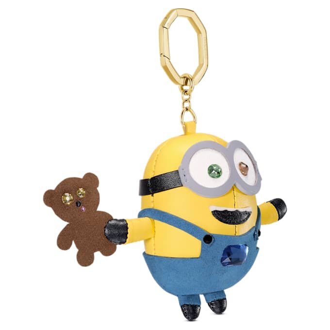 Minions Bag Charm Multicolored, Gold-Tone Plated Minions Bag Charm Multicolored, Gold-Tone Plated