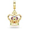 Minions Crown Charm Mixed Cuts, Multicolored, Gold-Tone Plated Minions Crown Charm Mixed Cuts, Multicolored, Gold-Tone Plated
