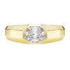 Octagon Band Ring Lab-Grown Diamonds 1.0 Ct Tw, Octagon Shape, 14K Yellow Gold Octagon Band Ring Lab-Grown Diamonds 1.0 Ct Tw, Octagon Shape, 14K Yellow Gold