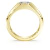 Octagon Band Ring Lab-Grown Diamonds 1.0 Ct Tw, Octagon Shape, 14K Yellow Gold Octagon Band Ring Lab-Grown Diamonds 1.0 Ct Tw, Octagon Shape, 14K Yellow Gold