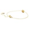 Octagon Bracelet Lab-Grown Diamonds 0.5 Ct Tw, Octagon Shape, 14K Yellow Gold