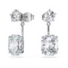 Octagon Earring Jackets Lab-Grown Diamonds 9.65 Ct Tw, Mixed Shapes, 18K White Gold Octagon Earring Jackets Lab-Grown Diamonds 9.65 Ct Tw, Mixed Shapes, 18K White Gold