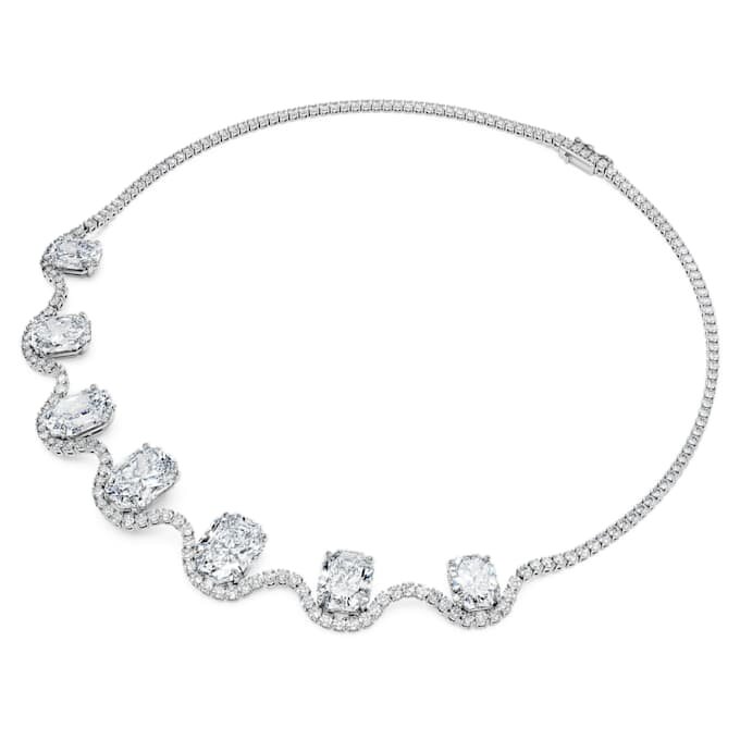 Octagon Necklace Lab-Grown Diamonds 37.70 Ct Tw, Octagon Shape, 18K White Gold Octagon Necklace Lab-Grown Diamonds 37.70 Ct Tw, Octagon Shape, 18K White Gold