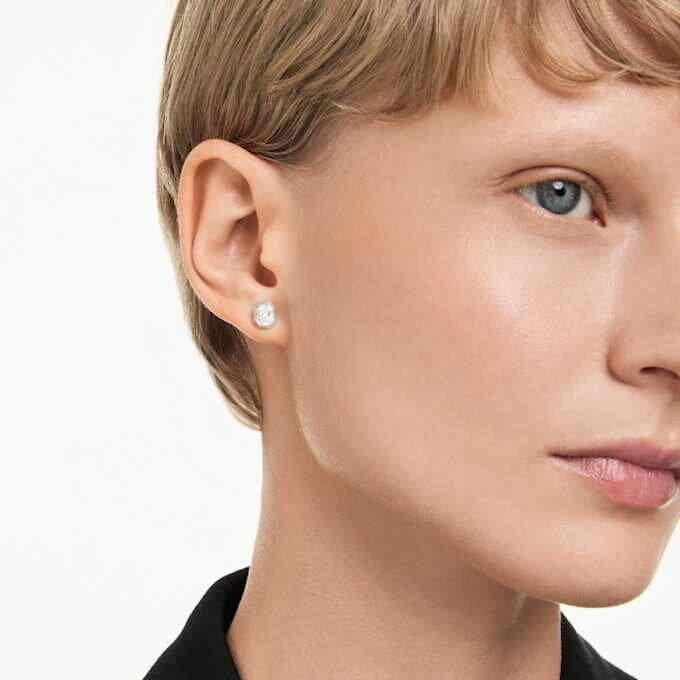 Octagon Stud Earrings Lab-Grown Diamonds 1.0 Ct Tw, Octagon Shape, 14K White Gold Octagon Stud Earrings Lab-Grown Diamonds 1.0 Ct Tw, Octagon Shape, 14K White Gold