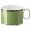 Signum Cup with Saucer Porcelain, Green Signum Cup with Saucer Porcelain, Green